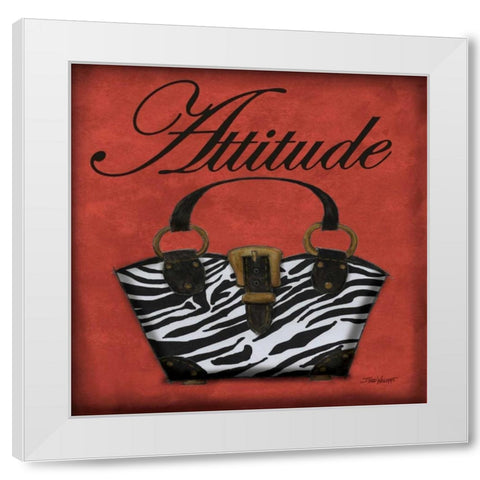 Safari Purse II White Modern Wood Framed Art Print by Williams, Todd