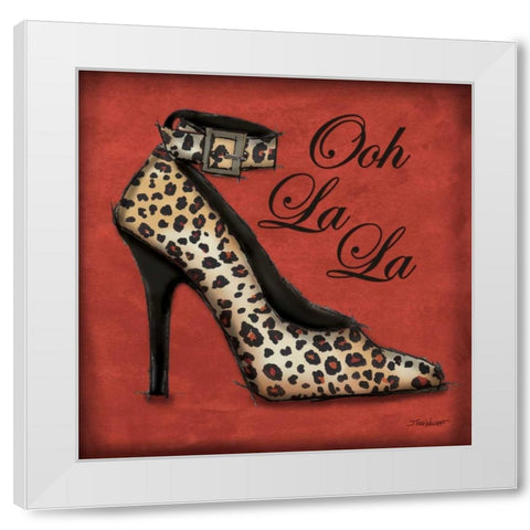 Safari Shoe I White Modern Wood Framed Art Print by Williams, Todd