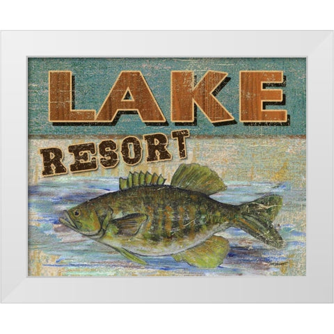 Lodge Get-a-Way White Modern Wood Framed Art Print by Williams, Todd