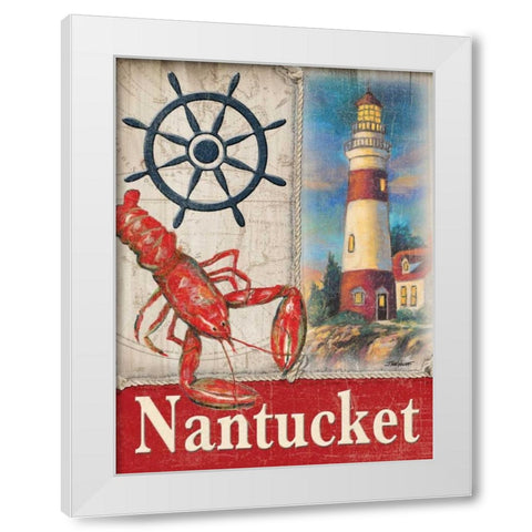 Nantucket White Modern Wood Framed Art Print by Williams, Todd