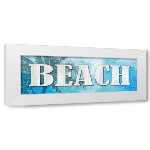 Beach White Modern Wood Framed Art Print by Williams, Todd