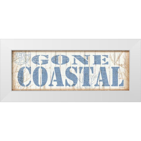 Gone Coastal White Modern Wood Framed Art Print by Williams, Todd