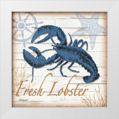 Aquatic Life II White Modern Wood Framed Art Print by Williams, Todd