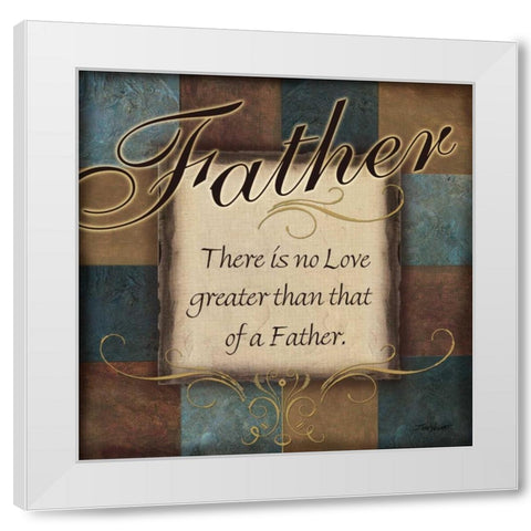 Father White Modern Wood Framed Art Print by Williams, Todd