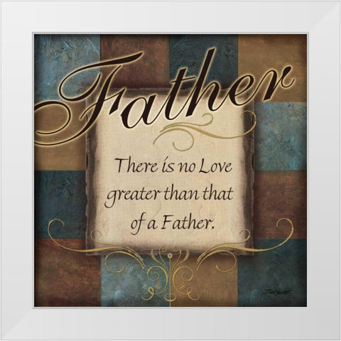 Father White Modern Wood Framed Art Print by Williams, Todd