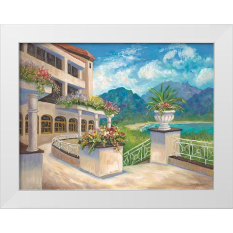 Room With a View White Modern Wood Framed Art Print by Williams, Todd