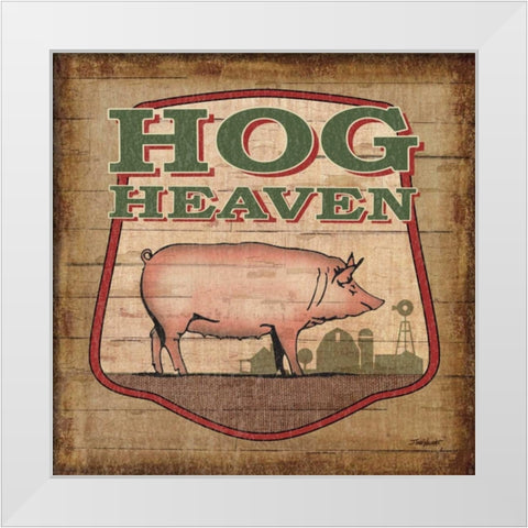 Nostalgic Farm I White Modern Wood Framed Art Print by Williams, Todd