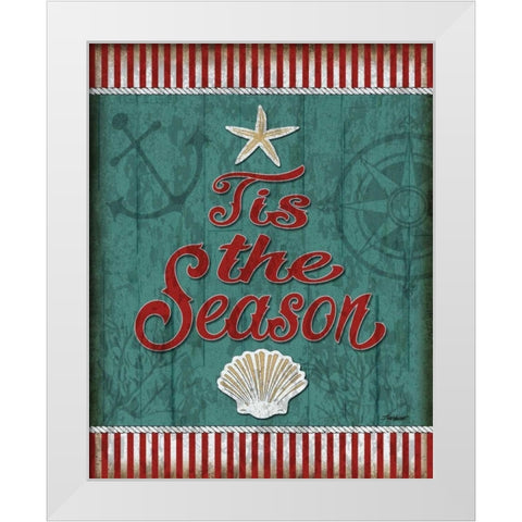 Tis the Season White Modern Wood Framed Art Print by Williams, Todd