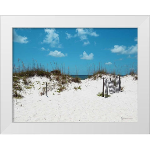 Sand Dunes I White Modern Wood Framed Art Print by Williams, Todd