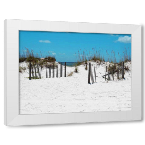 Sand Dunes III White Modern Wood Framed Art Print by Williams, Todd