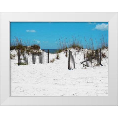 Sand Dunes III White Modern Wood Framed Art Print by Williams, Todd