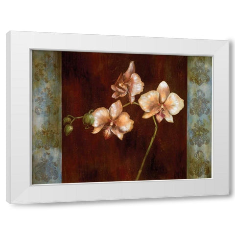 Greige II White Modern Wood Framed Art Print by Werbelow, Selina