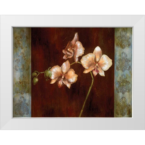 Greige II White Modern Wood Framed Art Print by Werbelow, Selina