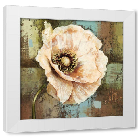 Papaver II White Modern Wood Framed Art Print by Werbelow, Selina