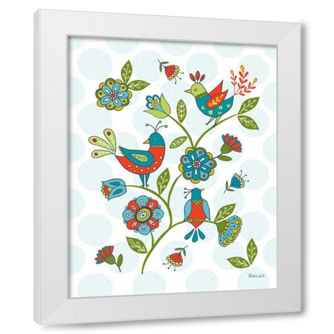 Dutch Treat II White Modern Wood Framed Art Print by White, Betz