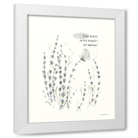 Au Naturel V White Modern Wood Framed Art Print by Audit, Lisa