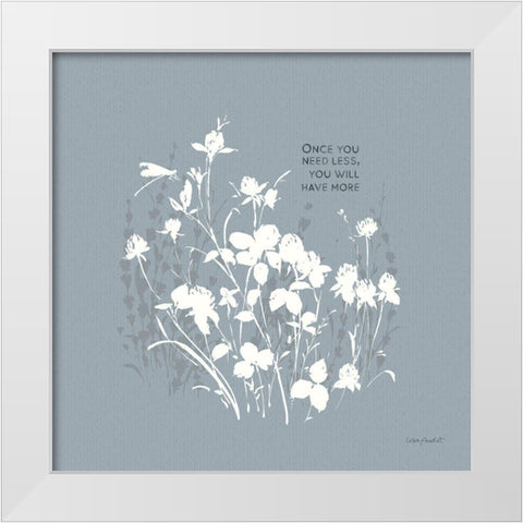 Au Naturel VI on Blue White Modern Wood Framed Art Print by Audit, Lisa