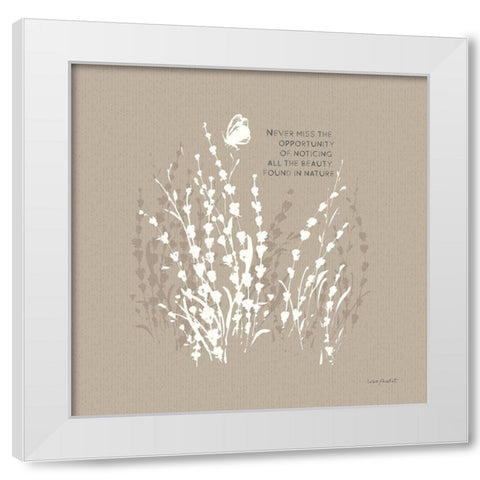 Au Naturel VIII on Beige White Modern Wood Framed Art Print by Audit, Lisa