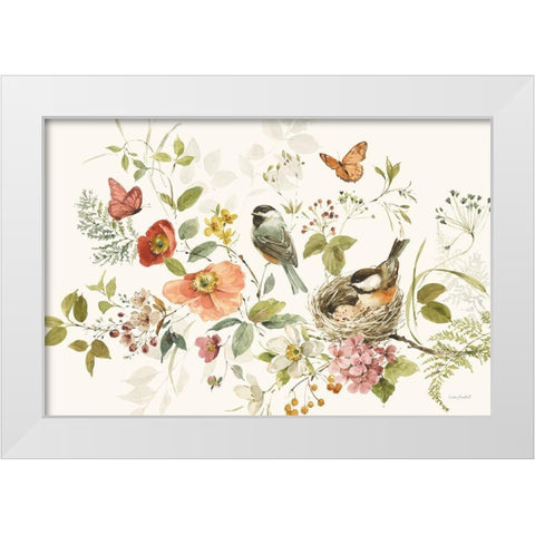 Blessed by Nature II White Modern Wood Framed Art Print by Audit, Lisa