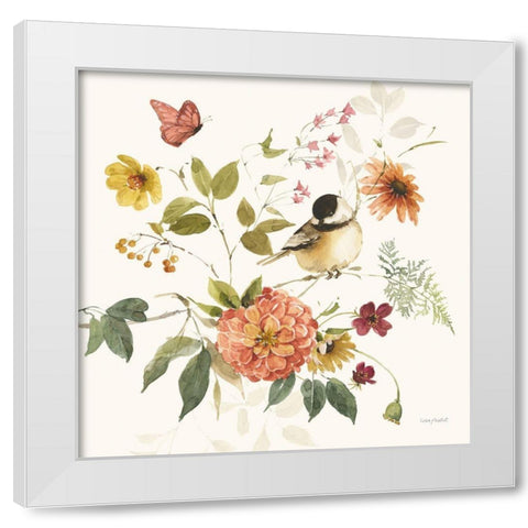 Blessed by Nature V White Modern Wood Framed Art Print by Audit, Lisa