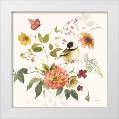 Blessed by Nature V White Modern Wood Framed Art Print by Audit, Lisa