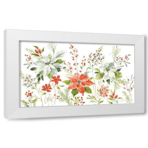 Christmas Forever I White Modern Wood Framed Art Print by Audit, Lisa