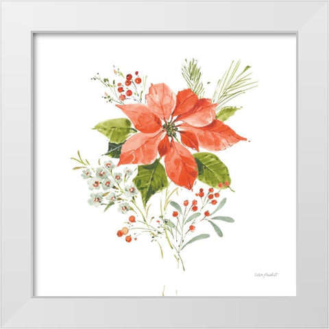 Christmas Forever II White Modern Wood Framed Art Print by Audit, Lisa