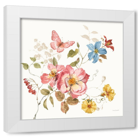 Countryside V White Modern Wood Framed Art Print by Audit, Lisa