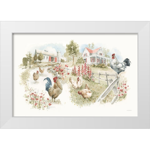Countryside X White Modern Wood Framed Art Print by Audit, Lisa