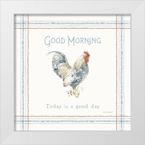 Countryside XIX White Modern Wood Framed Art Print by Audit, Lisa