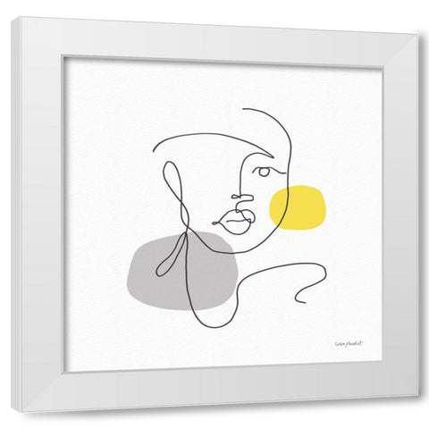 Glow 01 White Modern Wood Framed Art Print by Audit, Lisa
