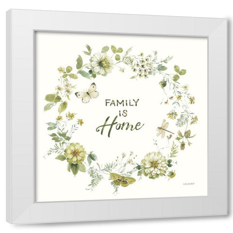 Green Fields XXVII White Modern Wood Framed Art Print by Audit, Lisa