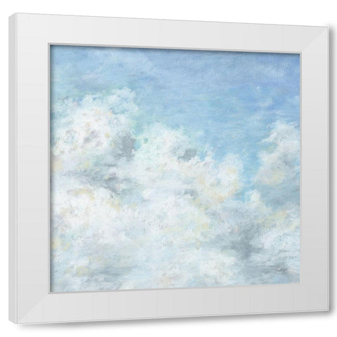 Heavenly Blue 02 White Modern Wood Framed Art Print by Audit, Lisa