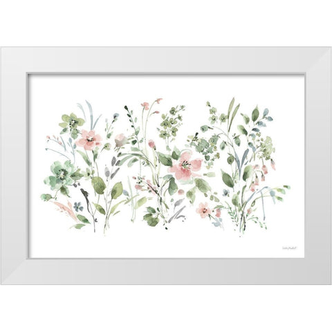 Inner Garden 01 White Modern Wood Framed Art Print by Audit, Lisa