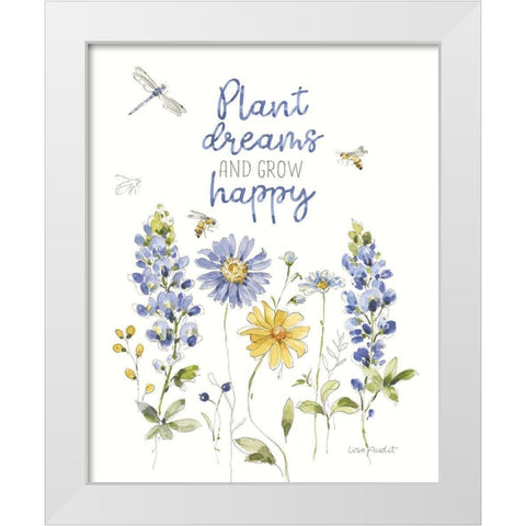 Lovely Blues VIII White Modern Wood Framed Art Print by Audit, Lisa