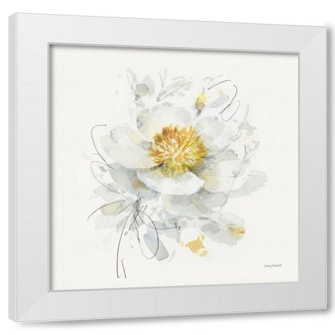 Luminescence 01 White Modern Wood Framed Art Print by Audit, Lisa