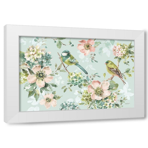 Mint Crush 01 on Mint White Modern Wood Framed Art Print by Audit, Lisa