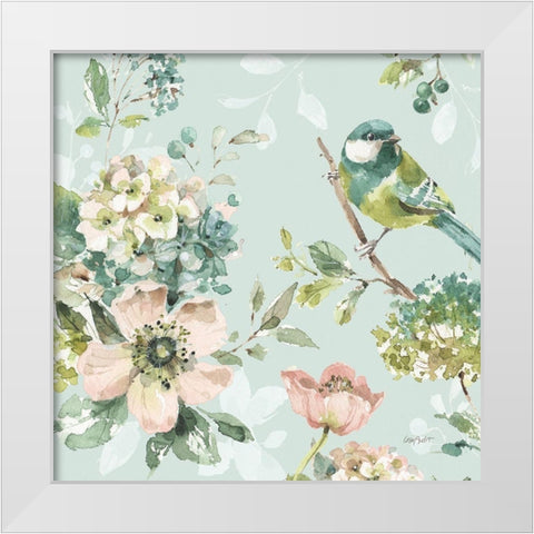 Mint Crush 03 on Mint White Modern Wood Framed Art Print by Audit, Lisa