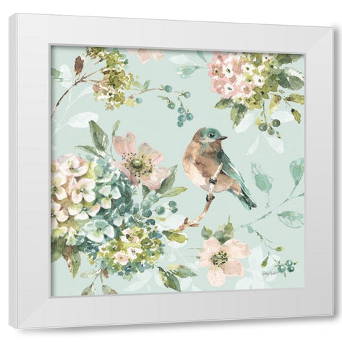 Mint Crush 05 on Mint White Modern Wood Framed Art Print by Audit, Lisa