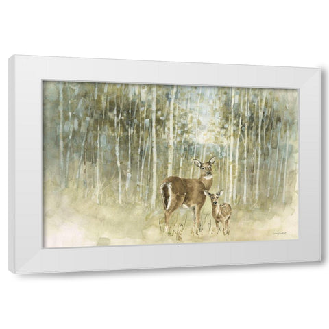 Natures Call I neutral White Modern Wood Framed Art Print by Audit, Lisa