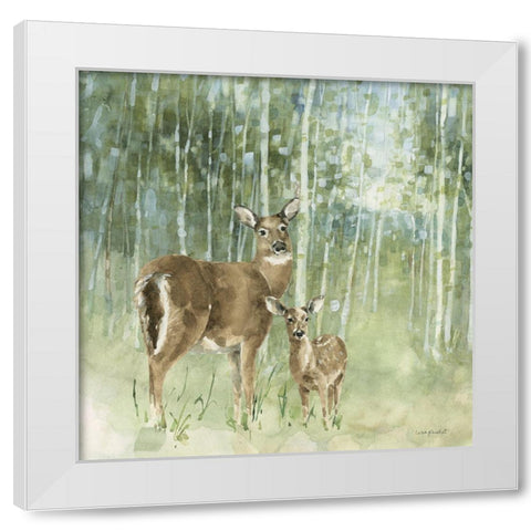 Natures Call II White Modern Wood Framed Art Print by Audit, Lisa