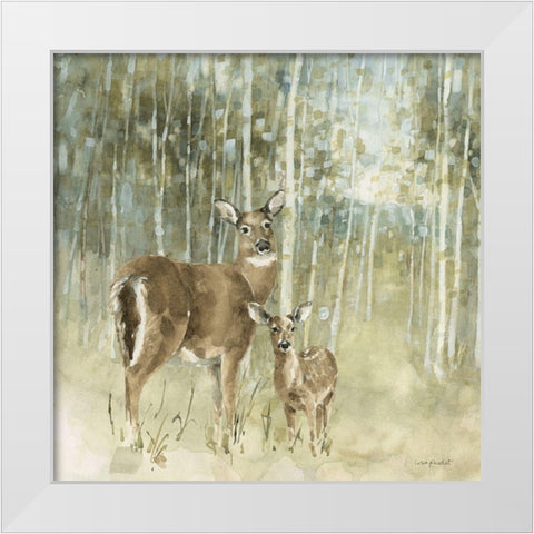 Natures Call II neutral White Modern Wood Framed Art Print by Audit, Lisa
