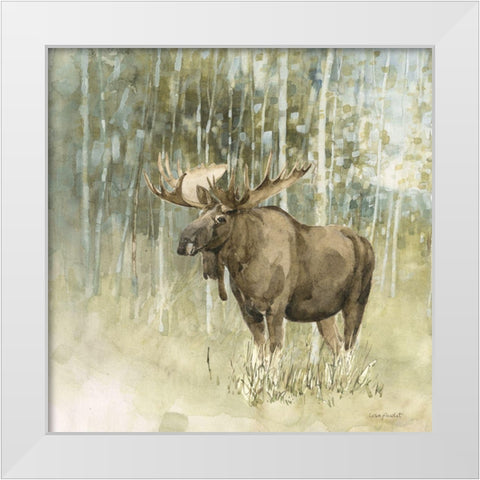 Natures Call V neutral White Modern Wood Framed Art Print by Audit, Lisa