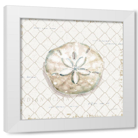 Ocean View V White Modern Wood Framed Art Print by Audit, Lisa