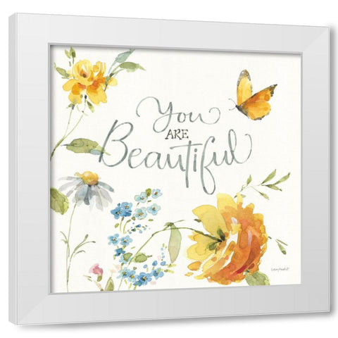 Shine Bright IX White Modern Wood Framed Art Print by Audit, Lisa