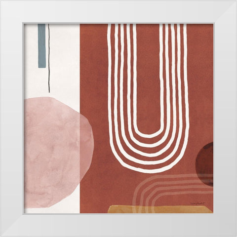 Sierra Abstract 03 White Modern Wood Framed Art Print by Audit, Lisa