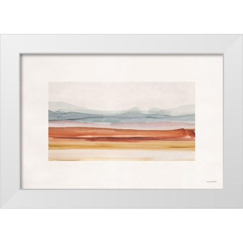 Sierra Hills 04 White Modern Wood Framed Art Print by Audit, Lisa