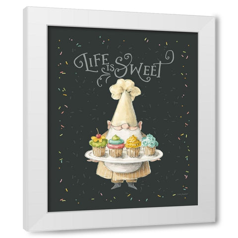 Sweet Little Pleasures III on Black White Modern Wood Framed Art Print by Audit, Lisa