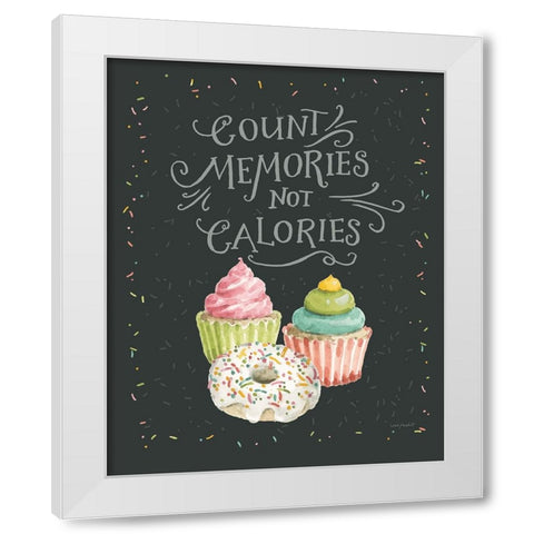 Sweet Little Pleasures V on Black White Modern Wood Framed Art Print by Audit, Lisa