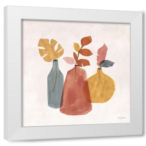 Terracotta 02 White Modern Wood Framed Art Print by Audit, Lisa
